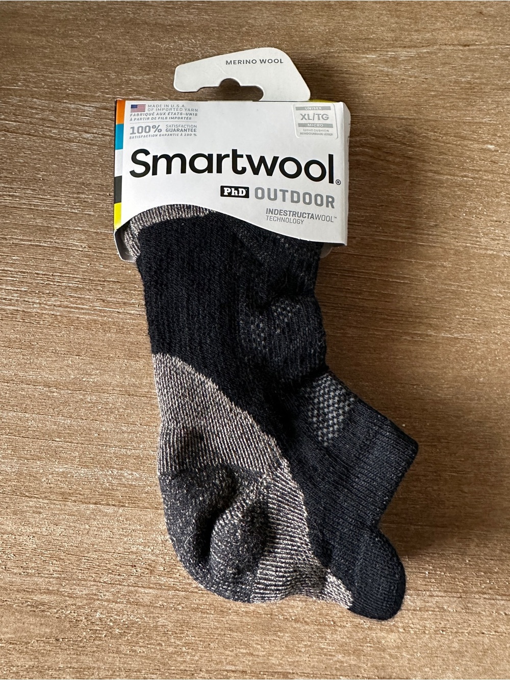 SMARTWOOL OUTDOOR SOCKS MERINO WOOL SIZE XL